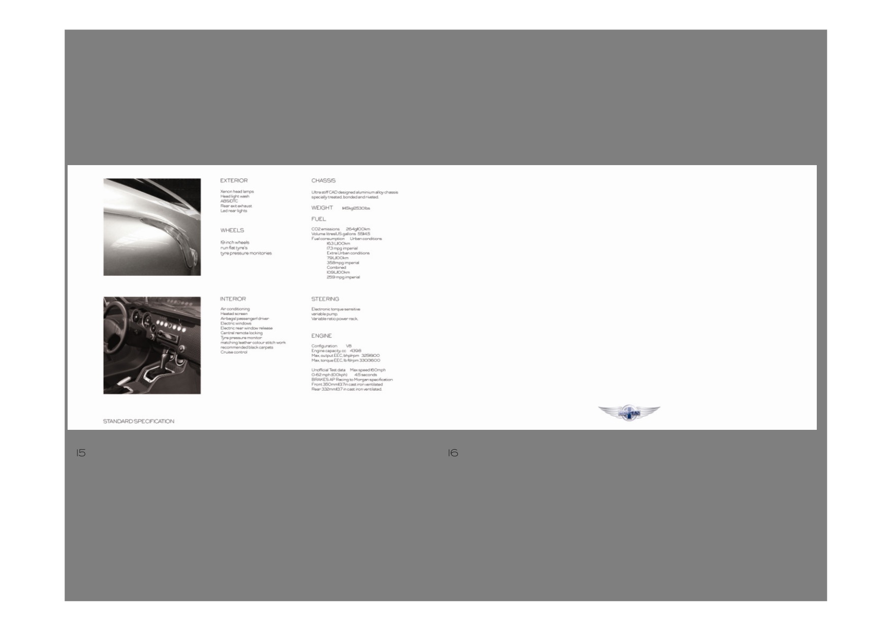 2008 Morgan Aeromax Brochure Page 4